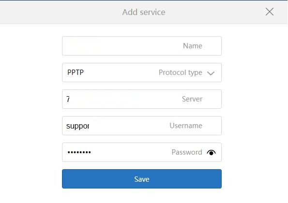 Настройка PPTP Xiaomi